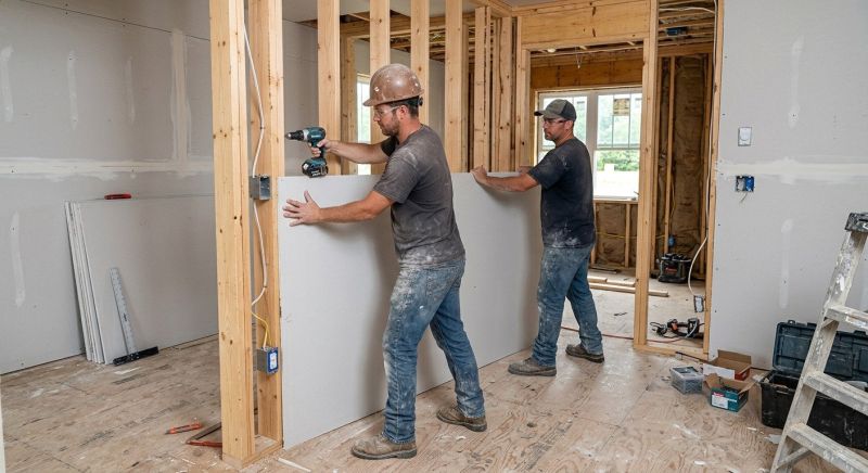 Garage Wallboard Installation in Wilmington, NC