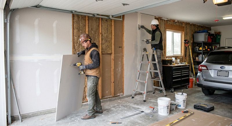 Garage Wallboard Installation in Olathe, KS