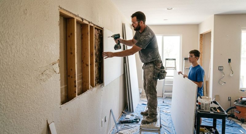 Kitchen Drywall Installation in Overland Park, KS