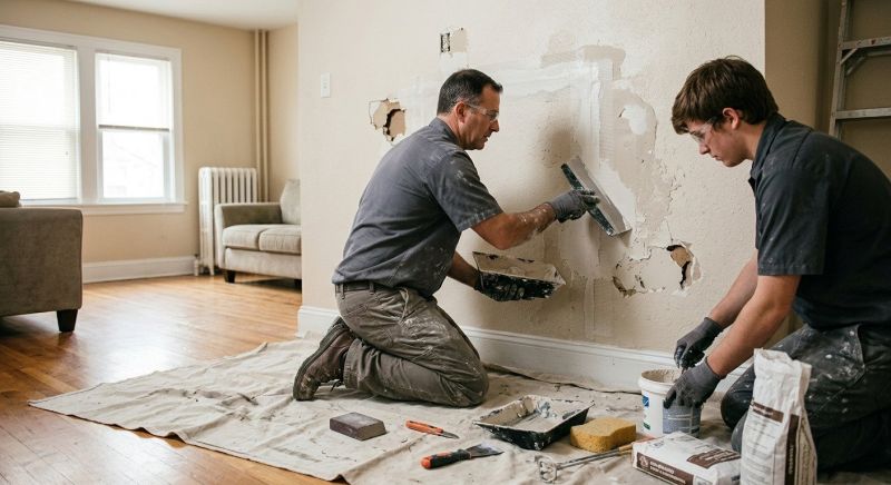 Kitchen Drywall Repair in Kansas City, KS
